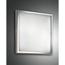 LED Loftlampe OSAKA LED, 1x 12W, 3000K, 1000lm, IP20, forkromet