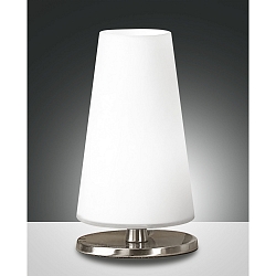 LED Bordlampe MILADY, G9 LED, 1x 3W, 3000K, 220lm, IP20,, satin nikkel