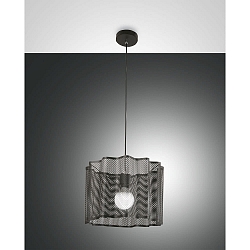 Pendel GLICINE 1-flamme E27 IP20, sort