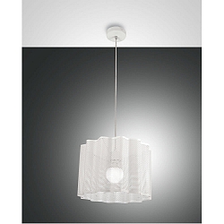 Pendel GLICINE 1-flamme E27 IP20, hvid