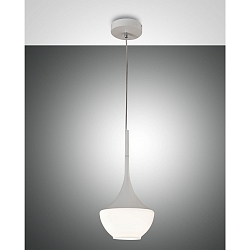 Pendant luminaire APOLLO, E27, 1x 40W, IP20, white