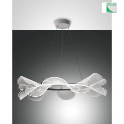 LED Pendant luminaire SYLVIE, 1x 40W, 3000K, 3200lm, IP20, white