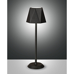 LED Batteri bordlampe KATY Udend�rslampe, 3W, 3000K, 320lm, IP54, sort
