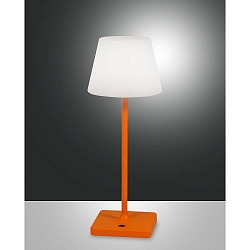 Batterilampe ADAM med touch-d�mper IP44, orange d�mpbar