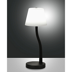 Bordlampe IBLA IP20, sort d�mpbar