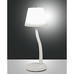 Bordlampe IBLA IP20, hvid d�mpbar