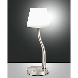 Bordlampe IBLA IP20, nikkel, satin d�mpbar