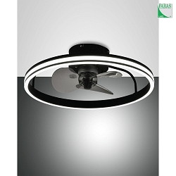 ceiling luminaire RELAIS IP20, black dimmable