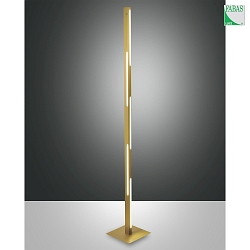 floor lamp LING IP20, brass, satined dimmable