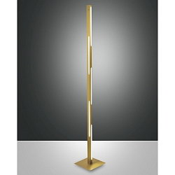Standerlampe LING IP20, messing, satin d�mpbar