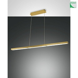 pendant luminaire LING IP20, brass, satined dimmable