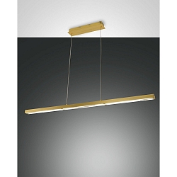 Pendel LING up / down, med touch-d�mper IP20, messing, satin d�mpbar