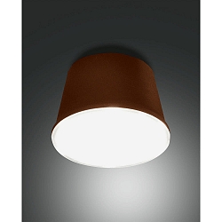 Batterilampe ARMANDA IP54, rustbrun d�mpbar