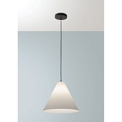 pendant luminaire CONE E27 IP20, black, wine red