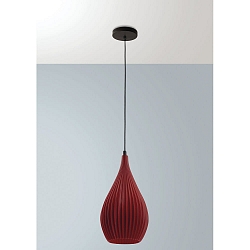pendant luminaire LISA E27 IP20, black, mustard yellow