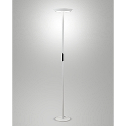 Standerlampe FIZZ CCT Switch, direkte / indirekte, med touch-d�mper IP20, hvid d�mpbar