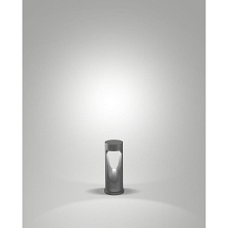 P�lelampe TEO 30 IP65, metallic, sort