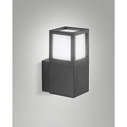 Udendørs wall luminaire SMUK E27 IP54, mørkegrå