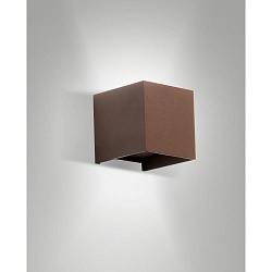 Udendørs wall luminaire CUBA IP54, corten