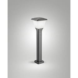 P�lelampe LENA 60 E27 IP65, m�rkegr�