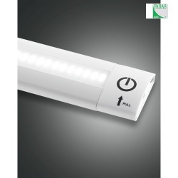 Fabas Luce GALWAY Touch dimmer LED Light bar/Under cabinet luminaire, white, lens 120, length 30cm, 3000K