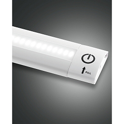 Fabas Luce GALWAY Tocuh lysd�mper LED Lys bar/Skab armatur, hvid, linse 120�, l�ngde 100cm, 3000K