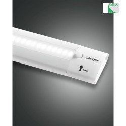 Fabas Luce GALWAY on/off LED Light bar/Under cabinet luminaire, white, lens 120, length 30cm, 3000K