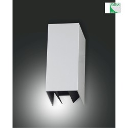 Fabas Luce ZOR LED Outdoor luminaire/Wall luminaire, IP54, silver