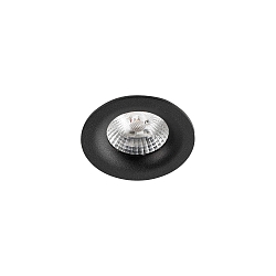 Indbygnings loftlampe NAIS LED IP23, sort