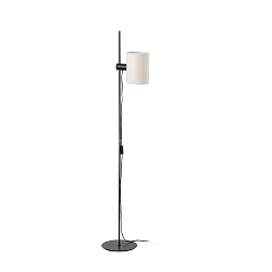 Standerlampe GUADALUPE E27 IP20, beige, sort mat 