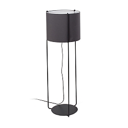Standerlampe DRUM E27 IP20, gr�, sort mat 