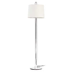 Standerlampe MONTREAL E27 IP20, chrom, hvid 