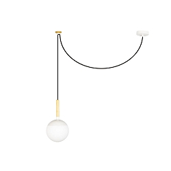 pendant luminaire MINE PC E27 IP20, white matt 