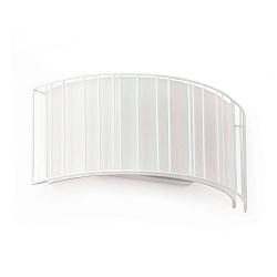 Væglampe LINDA 2-flammer E27 IP20, beige, hvid mat 