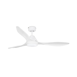 Ceiling fan POLARIS L with remote control IP20, white matt