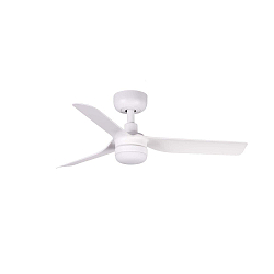 Loftsventilator MINI PUNT S med fjernbetjening IP20, hvid mat