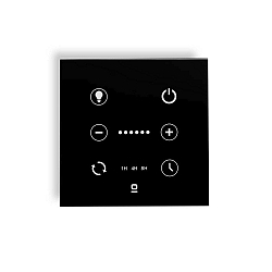 Radio v�gkontakt med radio-udgang (RF), sort