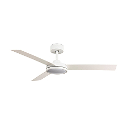 Loftsventilator BARTH med fjernbetjening IP20, hvid mat