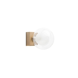Væglampe PERLA G9 IP44, antik guld 