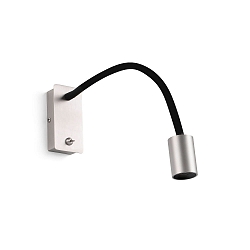 Væglampe LESER LED IP20, nikkel mat 