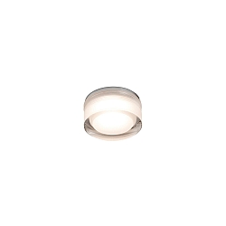Indbygnings loftlampe EBBA LED IP44, nikkel satin 
