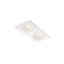 ceiling recessed luminaire RADON RCT 2 flames GU10 IP20, white matt 