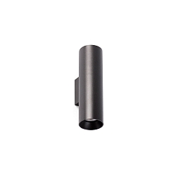 V�glampe STAN 2L up / down GU10 IP20, sort mat 