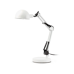 Bordlampe BAOBAB vipbar E14 IP20, hvid mat 