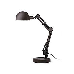 Bordlampe BAOBAB vipbar E14 IP20, sort mat 