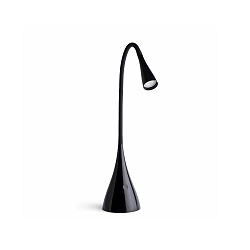 Bordlampe LENA LED IP20, sort blank 
