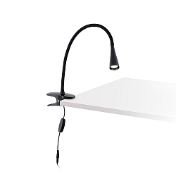Bordlampe LENA LED IP20, sort mat 
