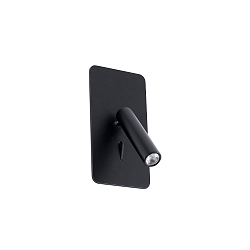 Væglampe SUAU LED IP20, sort mat 