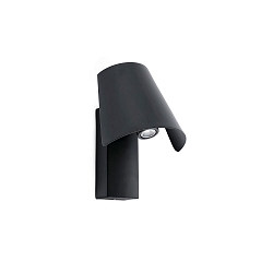 Væglampe LE LED IP20, sort mat 