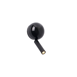Væglampe PRESS LED IP20, sort mat 